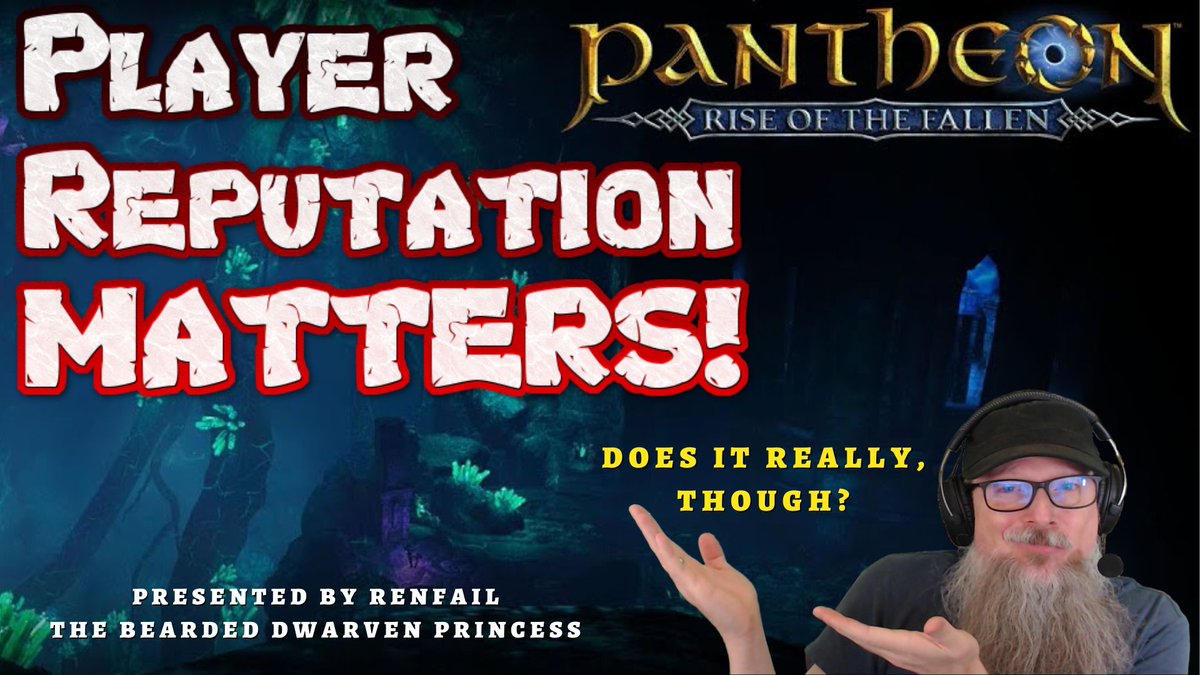 RenfailSoL's tweet photo. Reputation Matters...but does it, though? https://t.co/yAJSTVhZ5S

#mmo #mmorpg #pantheon #visionaryrealms #games #gamers #gaming #gamedev #indiegame #indiegamedev #youtube #youtuber #youtubegaming  #gamedev #reputation #indiegames #indiegamedeveloper https://t.co/FqCyZw8CYG
