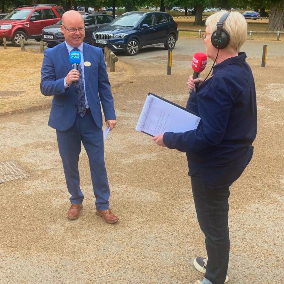 Our General Manager live on @BBCCWR today with @realvicminett. We think we have the perfect spot for #brewwithaview! We've loved hosting and showering you with sweet treats from #thegardenrestaurant and #thesundaeclub. Biscoff sundaes and afternoon tea all round! #bbccwr