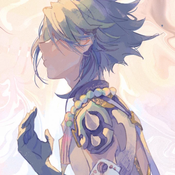 魈の横顔ばかり描いてる 