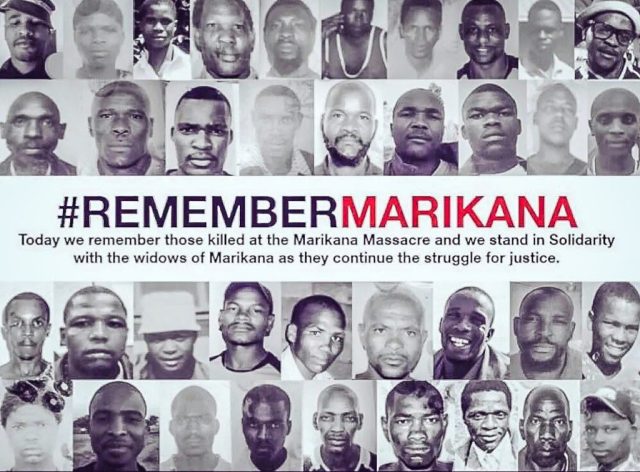 Today is the 10th anniversary of the Marikana Massacre, the killing of 34 platinum miners in post-Apartheid South Africa. They were murdered by the neocolonial South African state and the imperialist mining company London Minerals. We stand in support of the workers always.