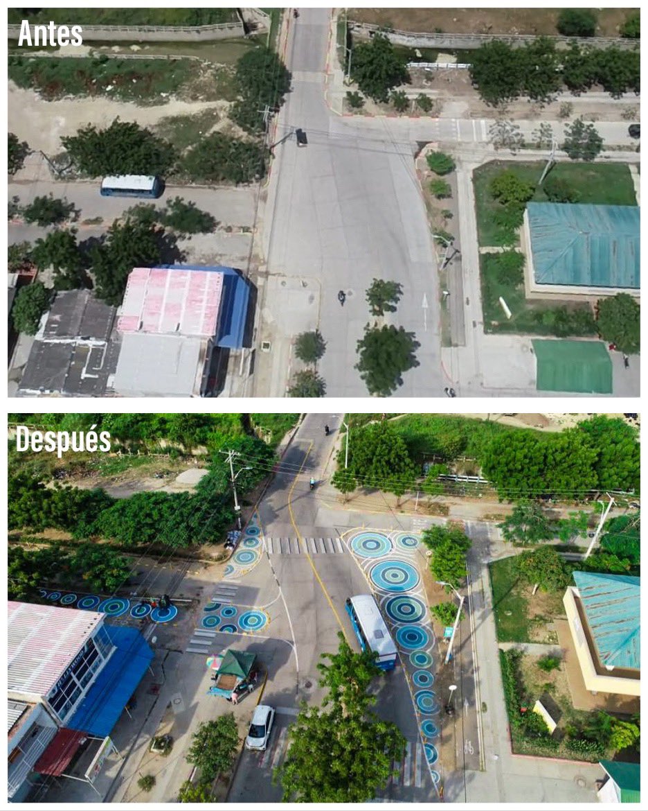 johnoctaviortiz's tweet image. Paso seguro del AGUA 🚸 +𝙑𝙄𝘿𝘼
📍Villas de San Pablo
Barranquilla 🇨🇴
.
Un un cruce con alto riesgo lo estamos humanizando con la comunidad y sus jovenes. Un piloto táctico ágil, escalable y pedagógico
.
+VIDA un proyecto de @F_Santo_Domingo en alianza con F. @pintuco_oficial