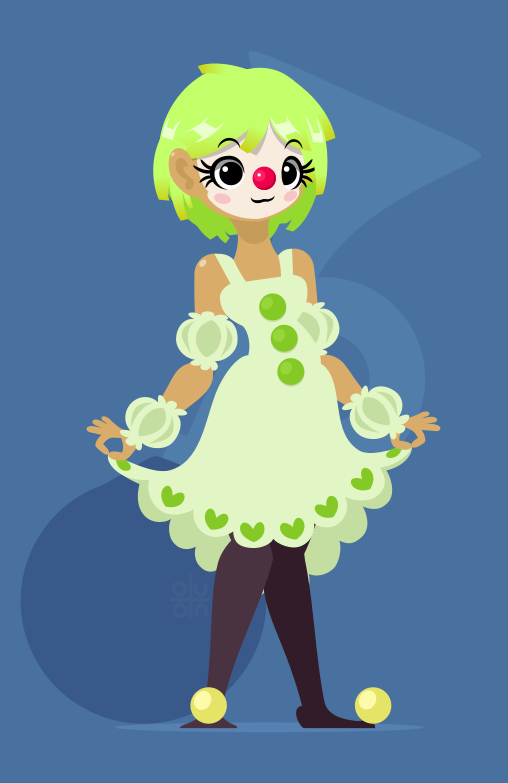 BoClow's tweet photo. Something I drew today. Trying to figure out a main character for a game idea. This one feels like a side character to me tho...
#incscape #art #clowngirl https://t.co/dFBjk7zkLN
