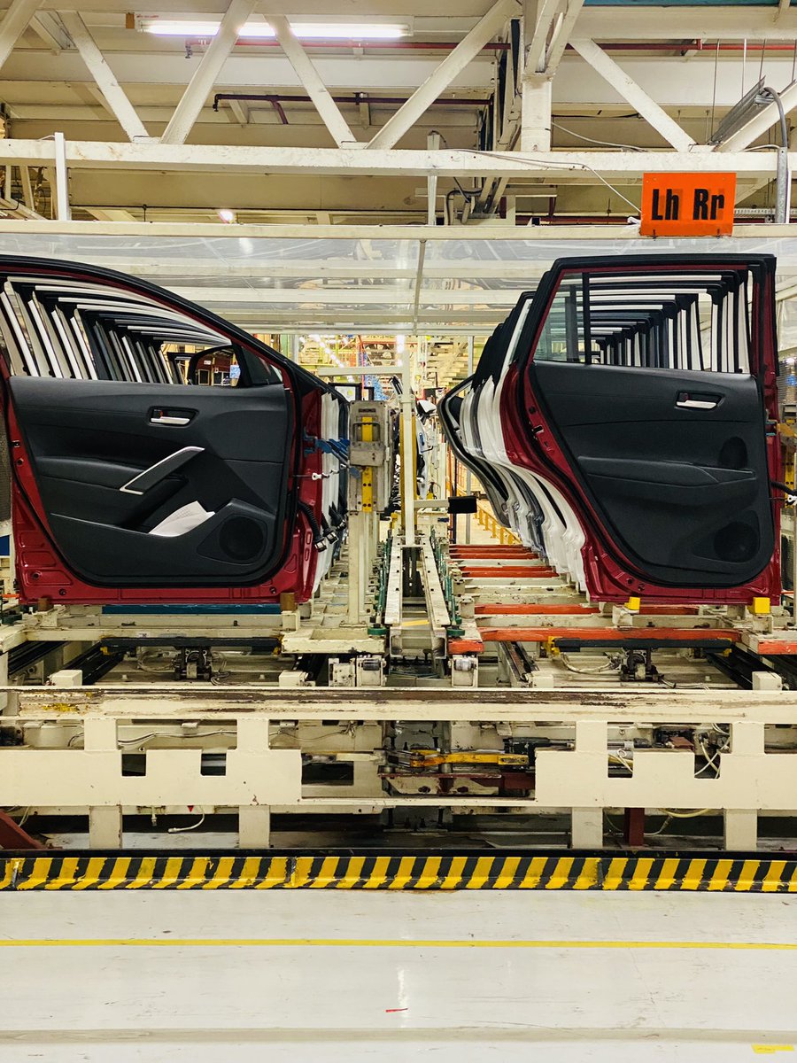 ToyotaSA's tweet photo. Your locally built vehicles are almost ready to take on SA roads once again. Here’s a sneak peak at the Assembly Plant fully operational once again. #RebuildingBetterTogether https://t.co/o6uERDTB13