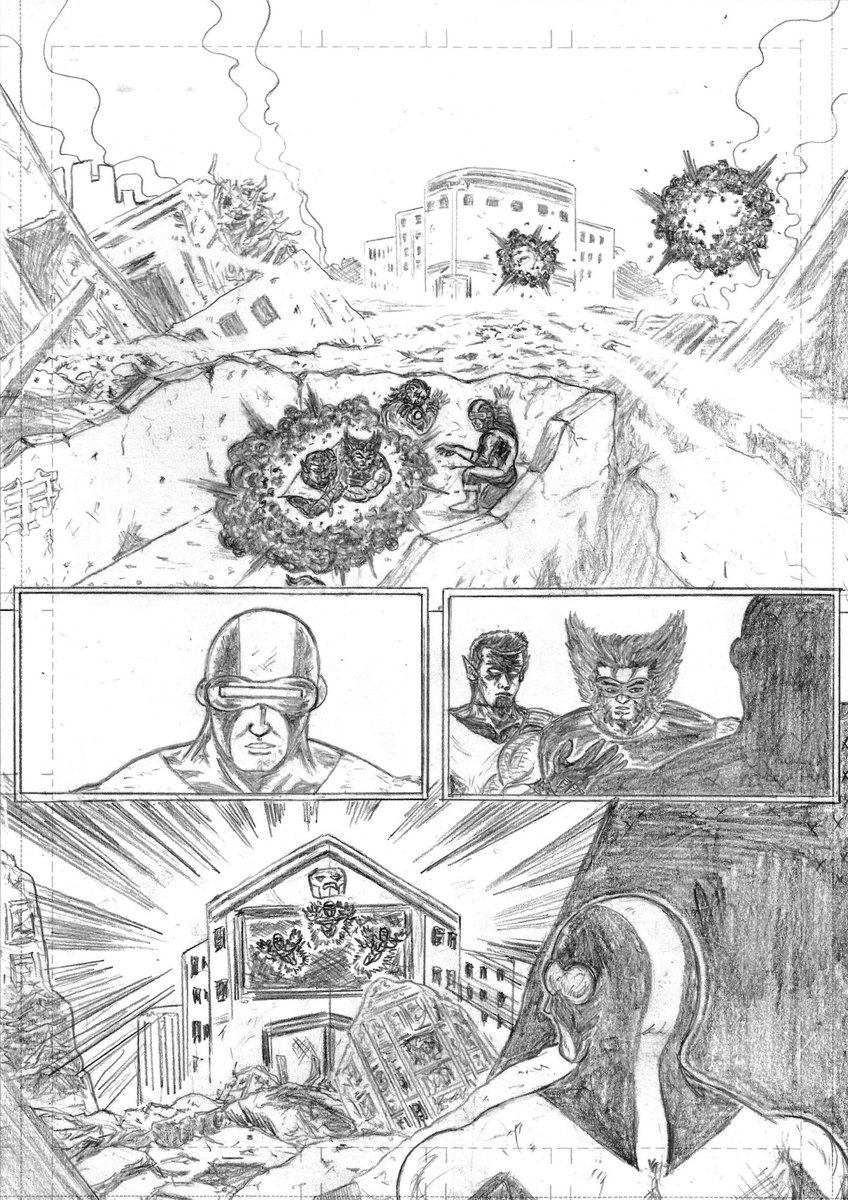 YantonoLiong's tweet photo. Continue story from my sample portfolio. I named this page "Mission Accomplished". After getting what they're looking for, Wolverine and Nightcrawler teleport out.
#marvel #xmen #wolverine #nightcrawler #squentialart #pencil #yantoliongart #makingcomics #drawcomic https://t.co/5u864OrgTo