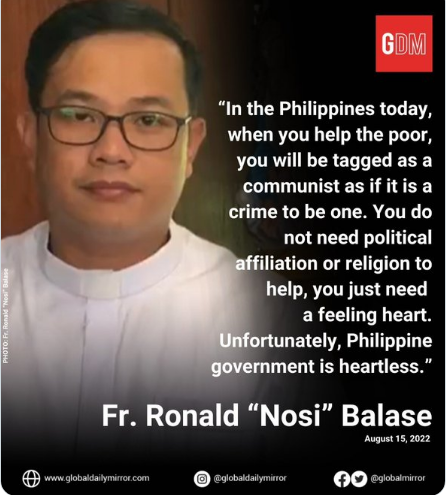 esnuera's tweet photo. We'd help the poor through our 'Aid to Humanity' or Lingap sa Mamamayan project yet, not anyone among our leaders or members was tagged as communist. 

Kung tutulong, gawin ito ng may banal na layunin na mapabuti ang mga tao. Walang halong panggagago at panggugulo. https://t.co/NRVeAk83Gb