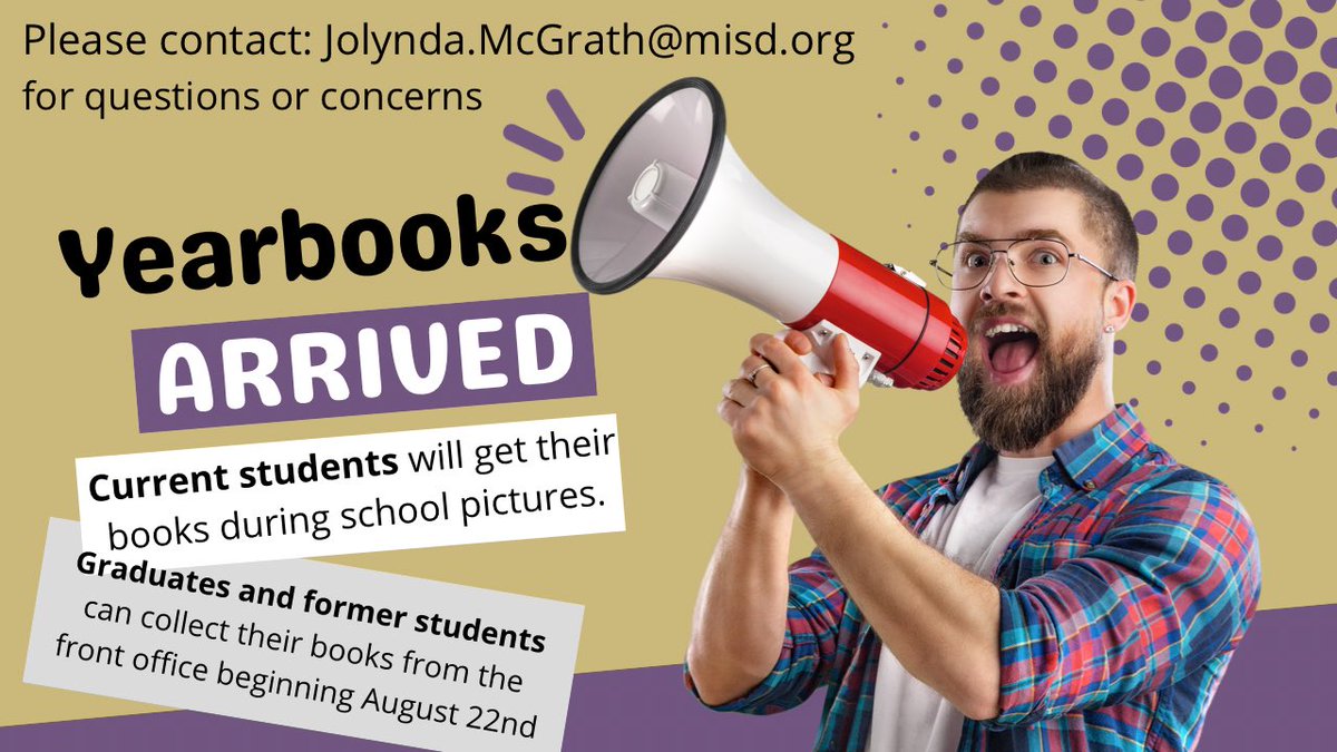 2022 Yearbooks are ready to go! If you’ve moved they can be shipped to you as well! @MISDCareerTech <a href="/mhs_bears/">Montgomery High School</a> @MrHollander_MHS <a href="/MHS_Starkey_AP/">Kristy Starkey</a> @sjohnston_MHS <a href="/Miller_MHS/">Kathy Miller</a> <a href="/Julie_Roth04/">Julie Roth</a> <a href="/montgomery_nhs/">Montgomery NHS</a> <a href="/montgomerystuco/">MHS StuCo</a>