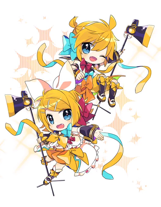 そういえば以前かいたマジミラ絵これもあったな2018リンレン 