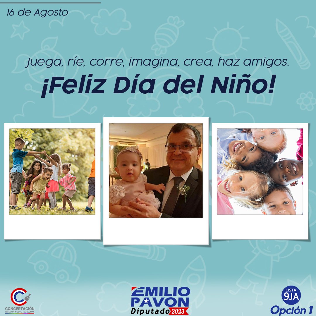 ¡Feliz día del Niño!

#16deagosto #díadelniño