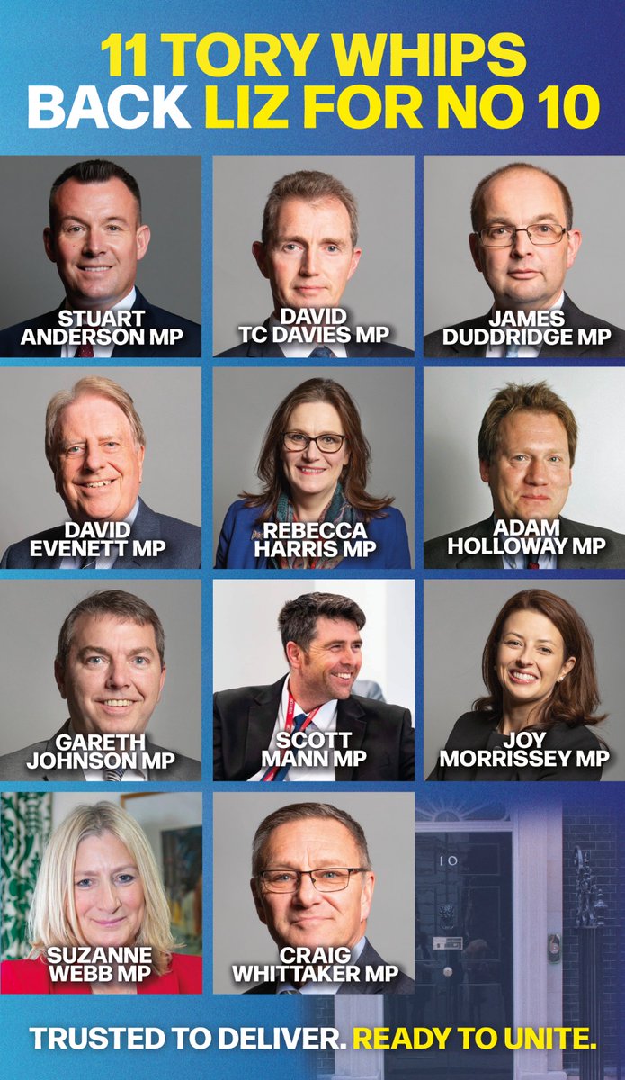 As a Government Whip I have been neutral in the leadership race so far. Now that we are able to announce I am delighted to say I am backing <a href="/trussliz/">Liz Truss</a> to be leader of the Conservative Party and our next Prime Minister.