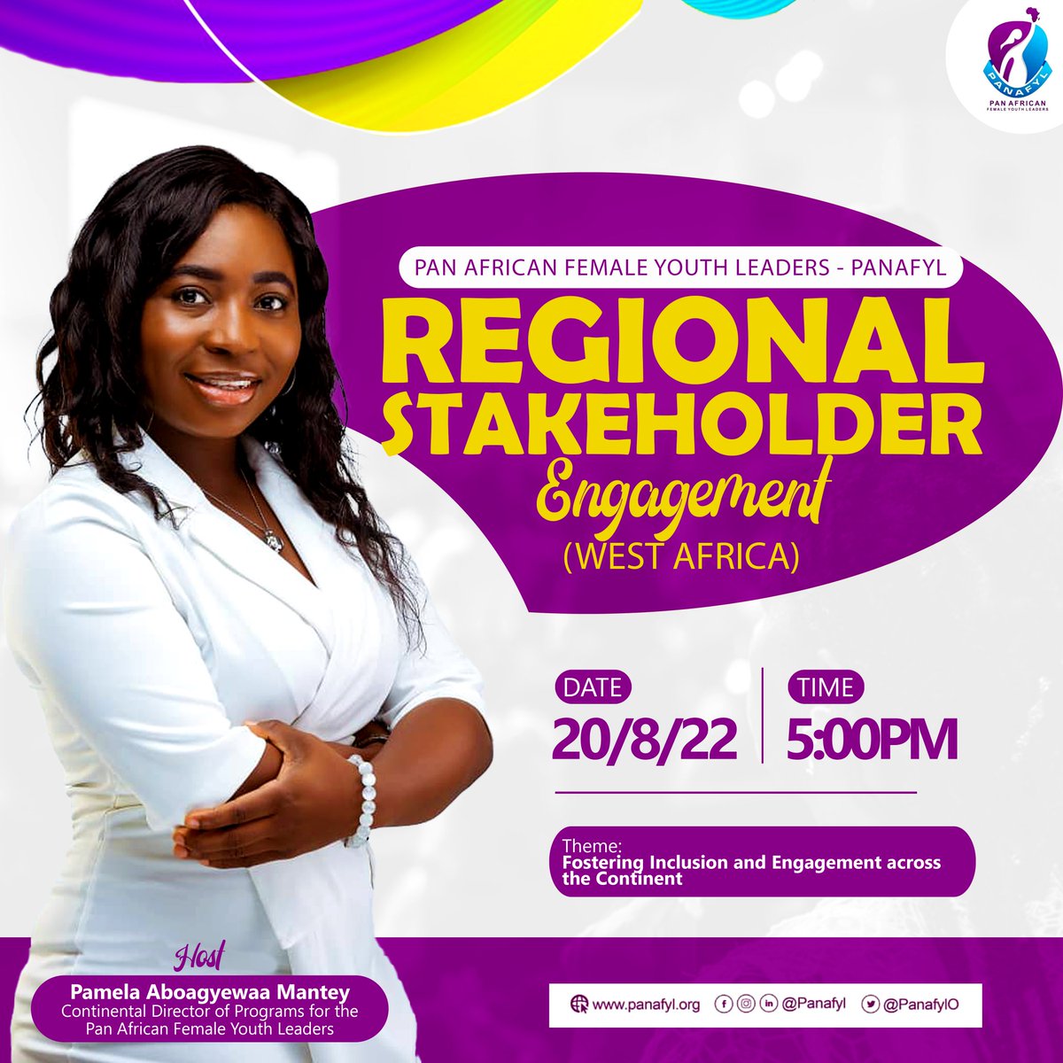 ManteyPamela's tweet photo. I will be enging the West African Sub Region of the Pan African Female Youth Leaders on the 20/08/2022 at 5pm GMT.
Stay tuned❤️
#RegionalStakeholderEngagement
#Panafyl
#ActionLady https://t.co/zZCPc2dUnO