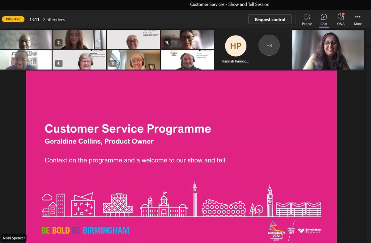digibrum's tweet photo. Fantastic update from the #CustomerService Programme team at this months @BhamCityCouncil-wide update to colleagues on the work done to date with #Bereavement #Waste & #Housing Services. Watch this space, we'll be sharing the recording very soon!
#workingintheopen #DigitalCouncil https://t.co/VegxFUOdqZ