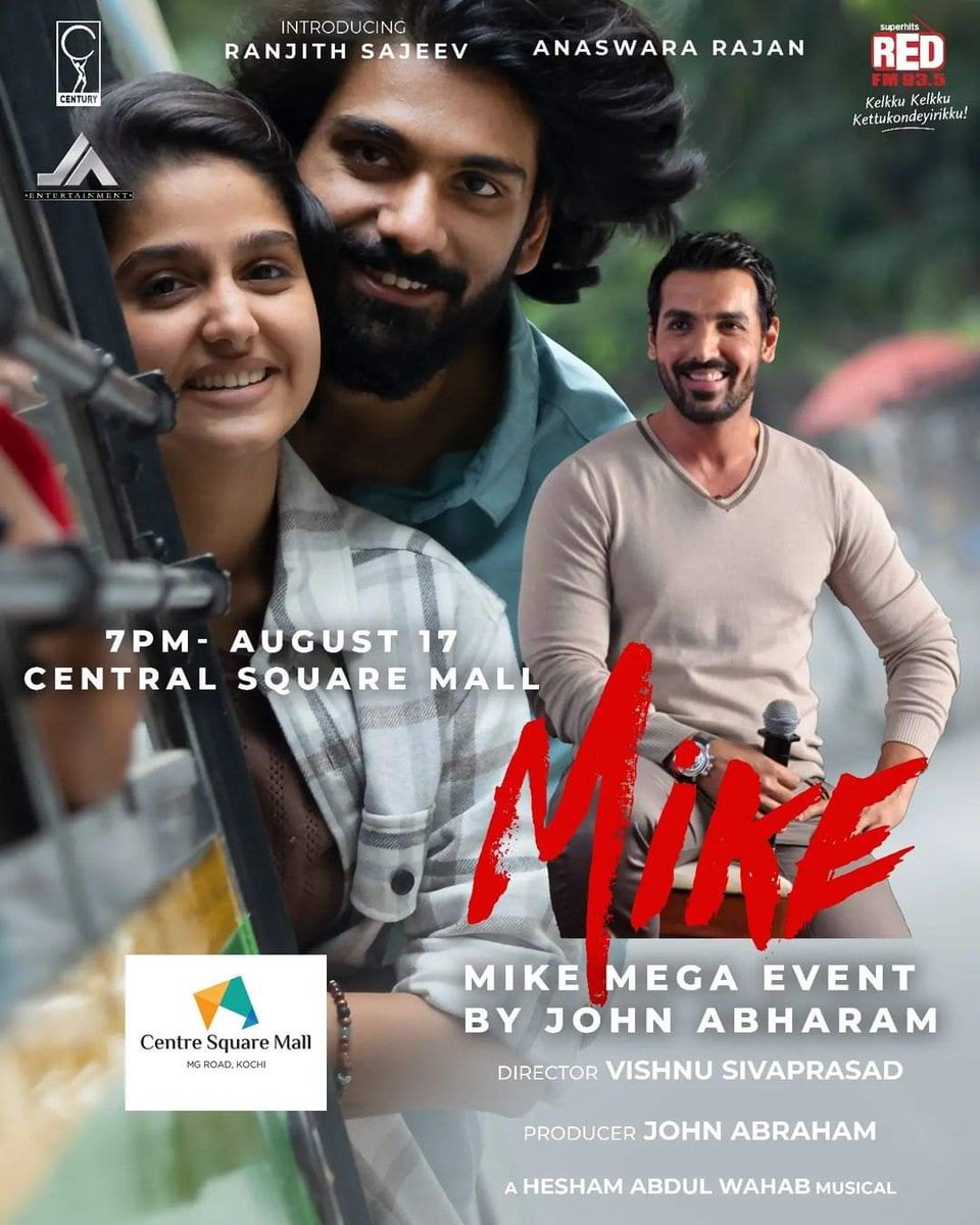 Welcoming You All to the Promotional Event of the Movie 'Mike' at Central Square Mall, Cochin | Red FM Malayalam

#Mike #mikemovie #promotionalevent #centralsquaremall #cochin #redfmmalayalam #RedFM