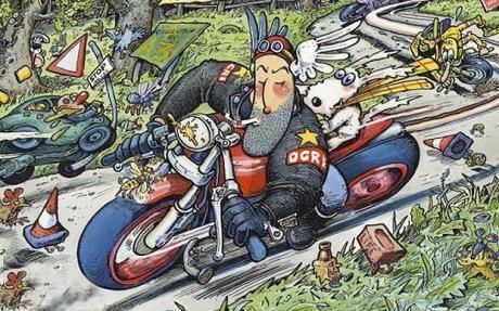 BobtMgb's tweet image. Ogri, who's a fan?  here was my hero as a young teen #Ogri @Ogri #Comic #British #Classicbike