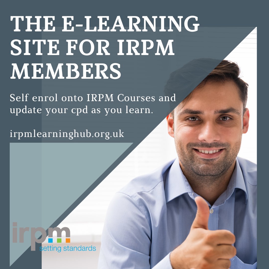 IRPMONLINE's tweet image. We have a huge CPD library available to members – you can learn online &amp;amp; on-demand, meaning you can easily &amp;amp; simply upskill, whenever &amp;amp; wherever you want!

bit.ly/3bMfCWU

#IRPM #CPD #SelfLearn