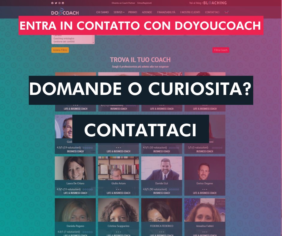 Do_You_Coach's tweet photo. Vorresti iniziare un percorso di coaching ma non sai da dove partire?

Per qualsiasi domanda o curiosità non esitare a contattarci tramite il nostro format sul sito. 

https://t.co/O7gB8lrRuv https://t.co/VJdSvVHEY7