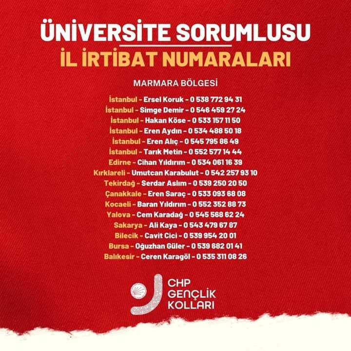 GomecChp's tweet photo. BİZ VARIZ!

Üniversite öğrenimine gittiğiniz şehirlerde bütün ihtiyaçlarınız için CHP Gençlik Kolları olarak yanınızdayız! ❤️ #tercih2022 https://t.co/9jaSZ1k9W3