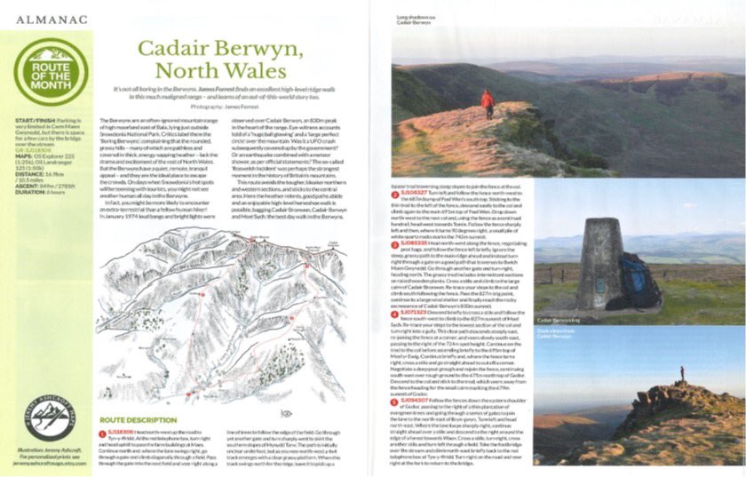 Cadair Berwyn is the highest point on any of our walks at Corwen Walking Festival and features in the August <a href="/TGOMagazine/">The Great Outdoors</a> see our website to book all our walks