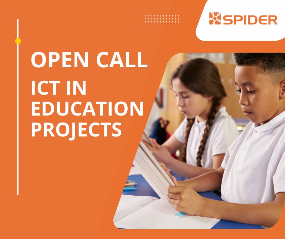 Spidercenter's tweet photo. ***OPEN CALL***
SPIDER is welcoming proposals for projects using #ICTs to improve #education in #Cambodia and #Zambia. 
Read the announcement for details and forms here: https://t.co/ifsJbsP2ix
#ict4education #opencall #funding #projects https://t.co/0oHakHSMD6