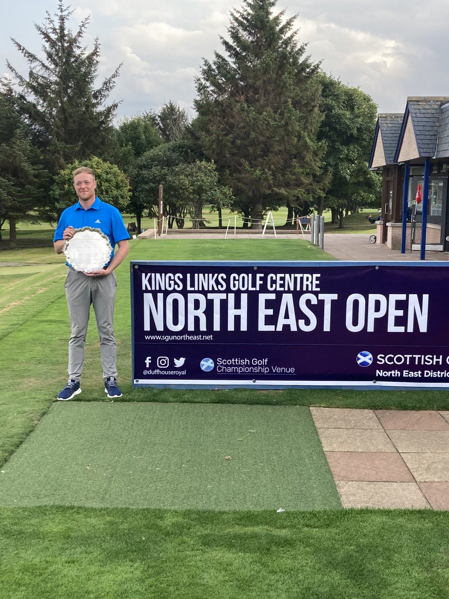 North East 72 Hole Open
Flagship event won by Gavin Still of DHR
Total of -1
1.   G Still
2.  M Clark
3.  M Wilson
     C Wilson
     C Brechin
Thanks to ⁦<a href="/duffhouseroyal/">duffhouseroyal</a>⁩
⁦<a href="/KingsLinksGC/">Kings Links Golf Centre</a>⁩