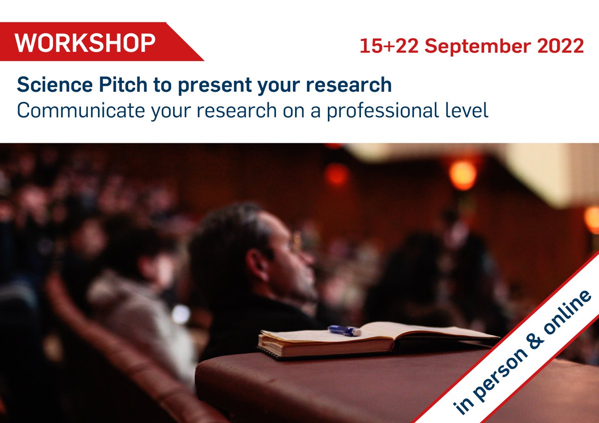 researchschool's tweet photo. #Sciencepitch: There is no second chance for the first impression! In our hybrid workshop, you'll learn strategies on how to convincingly present yourself as a researcher, your expertise in your field &amp; your research in just 3 minutes. Register by 8 Sept 👇https://t.co/UlFtHTKxic https://t.co/pdzxfN893R