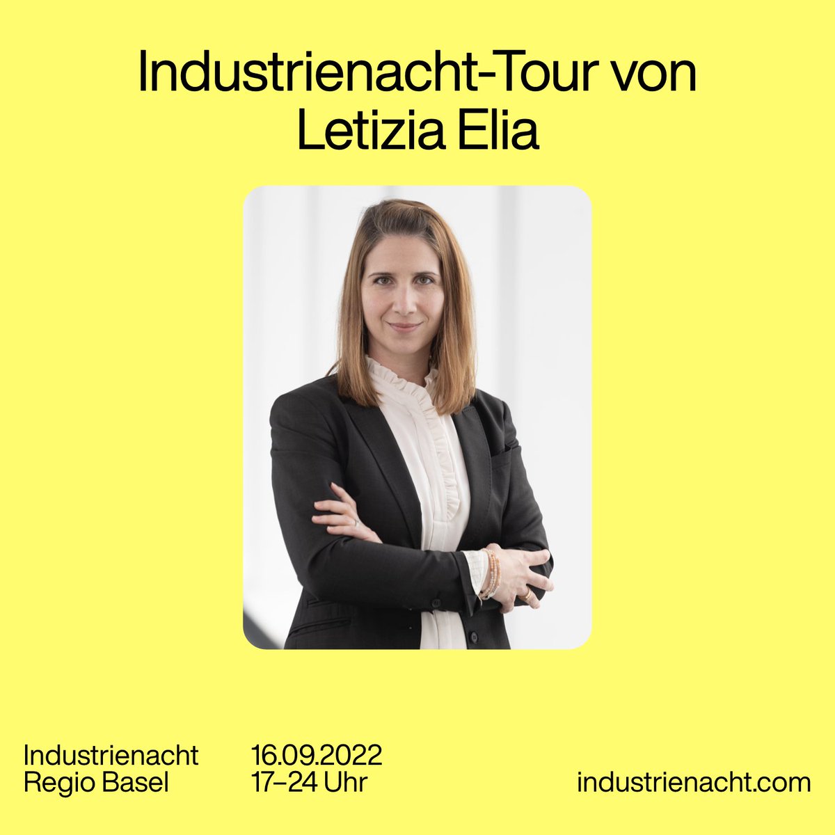 _industrienacht's tweet photo. 🚎 Der 4. Tour-Vorschlag kommt von Letizia Elia. Die zukünftige (ab 1.9) Direktorin von @baseltourism nimmt uns mit zu: #SmartCityLab @novartis_ch @FsrgBasel #hafenmuseum & #GundeldingerFeld
💡 Tour: https://t.co/23xwQ3Ct5Z
#industrienacht #industrienachtbasel #tour #basel https://t.co/0jKye3Ta1B