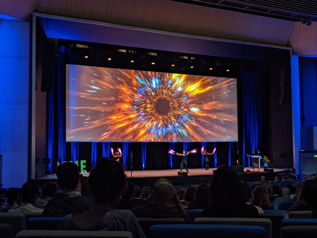 AmyBoTinky's tweet photo. Day three of ISME18, Lausanne, Switzerland! Here's a snapshot from the opening ceremony on Sunday 🎉 Today I'm presenting my poster on community assembly mechanisms of rare and abundant cryoconite communities at board 364 on the lower floor 4pm-6pm. Come check it out! #ISME18 https://t.co/9oH6dQyEzW