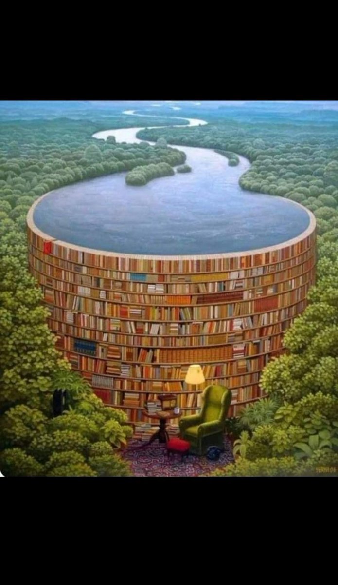 أيّ العبارتين أدقّ في وصف الصورة؟
"لا تزدهر حدائق الحياة إلّا بأنهار العلوم".
"طوفان الجهل لا يوقفه إلّا سدّ العلم".