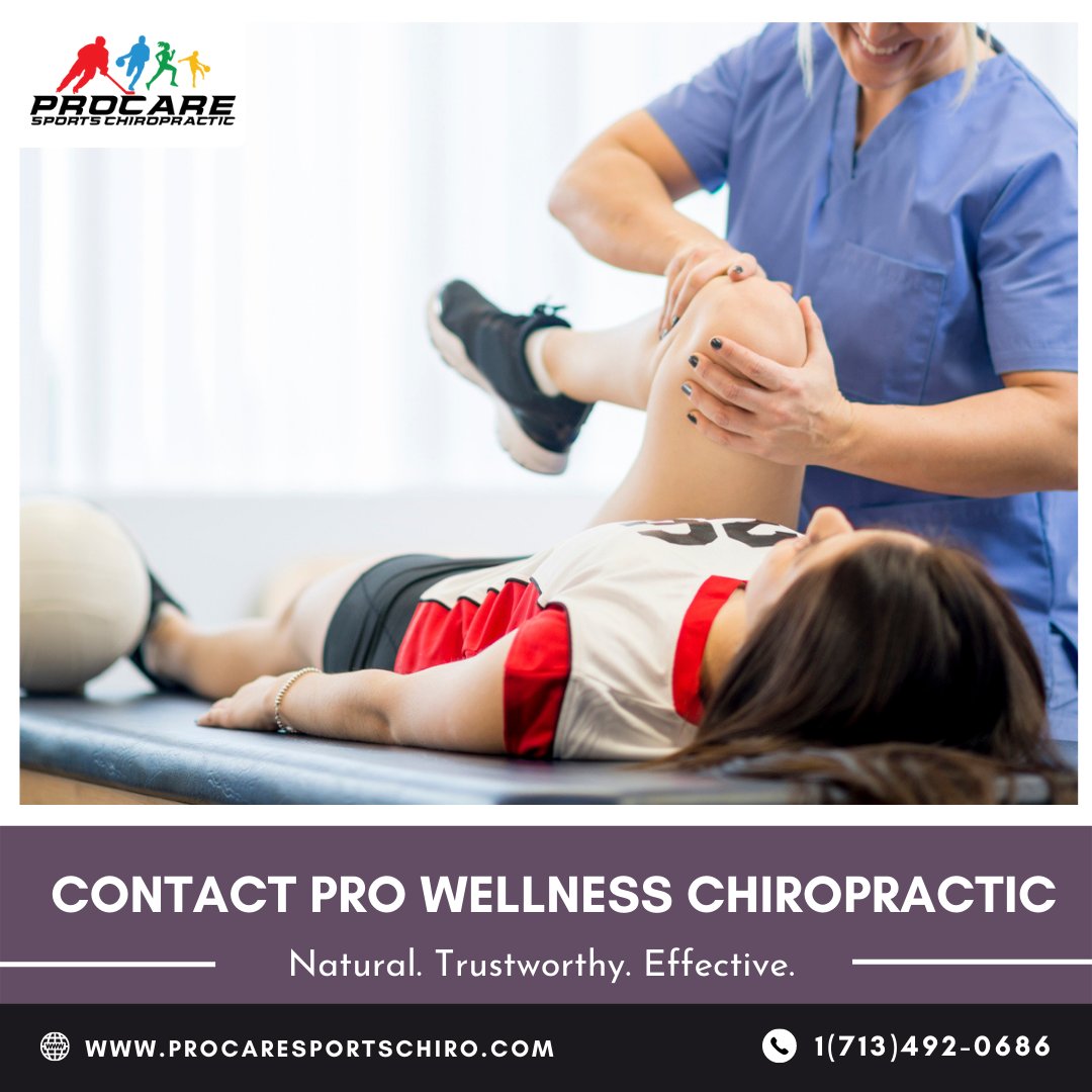 With the right treatment most sports-related injuries are avoidable. It’s crucial to make an accurate diagnosis to correct the underlying problems.

Call #ProCareSportsChiropractic &amp; receive treatment for sports injuries.

☎️- 1(713) 492-0686

#sportsinjury #chiropractic #injury