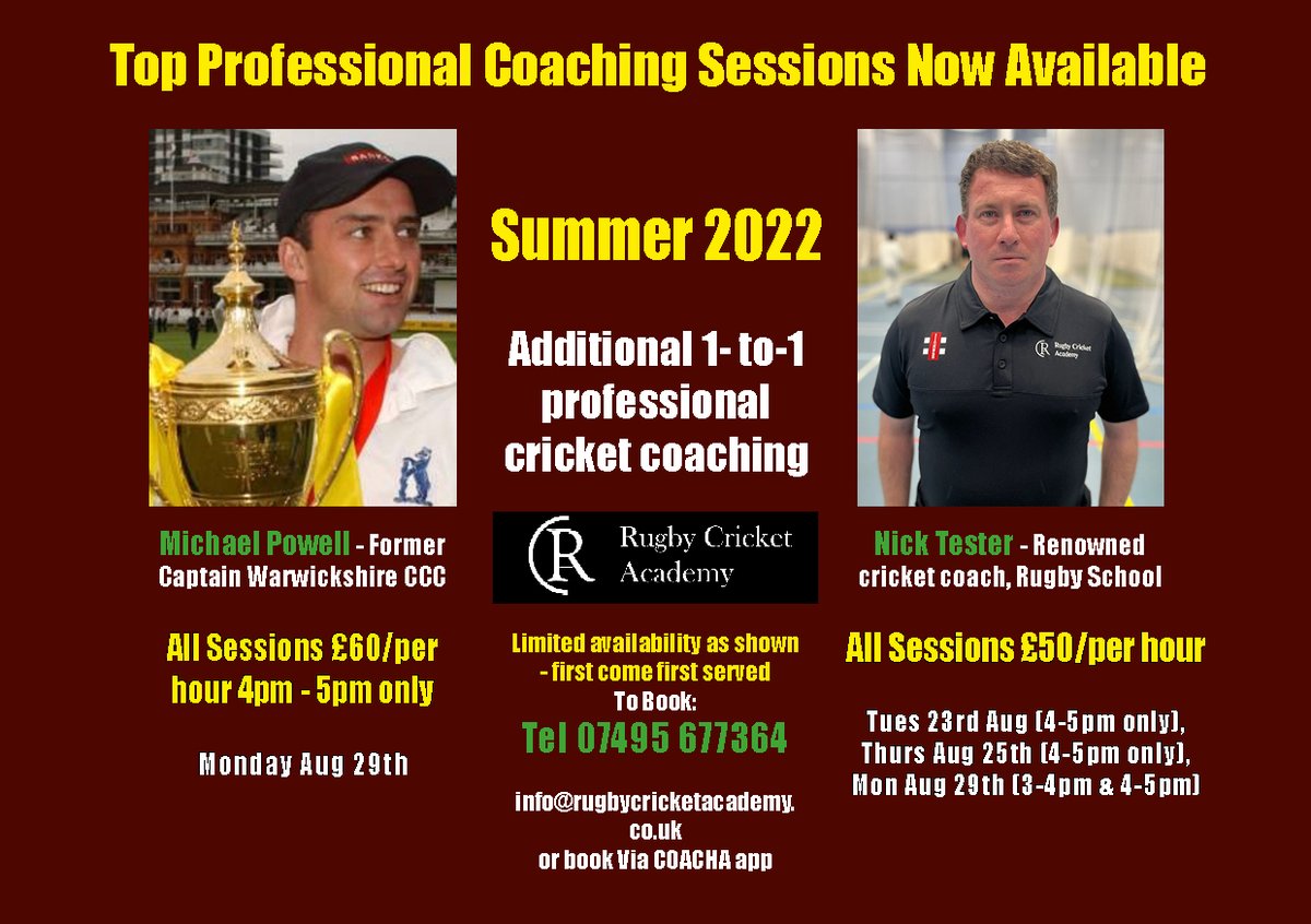 Rugby Cricket Academy tweet media