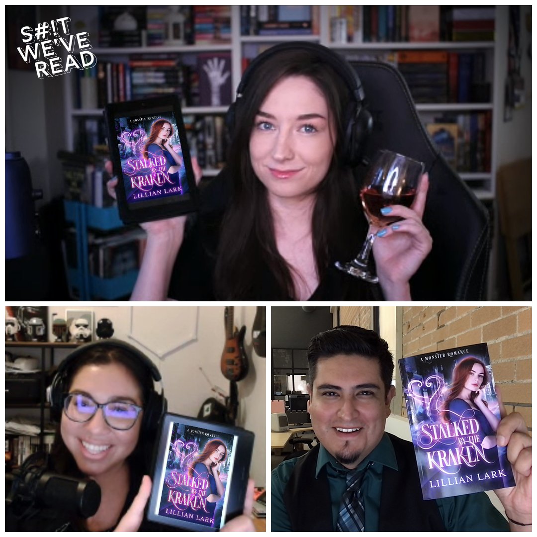 shitweveread's tweet photo. We're back for another #AfterDark episode!

Joining us again is @EmmaSkies to help us dive into #LillianLark's #monsterromance, Stalked by the Kraken. Listen starting tmrw, Wed, Aug 17th!

#monstrousmatches #erotica #spicybooks #smuttybooks #booktwt #shitweveread #swrafterdark https://t.co/6t3v9dcIdg