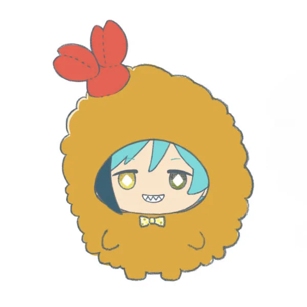 この雑な絵が、からあげさんの元アイデアと合わさってからあげさんの脳と手を通過するとあれで出力されるという凄さよ 