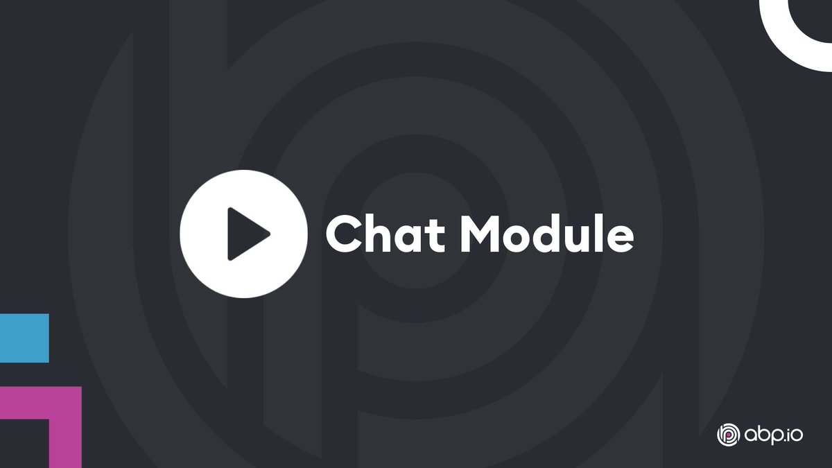abpcommercial's tweet photo. Let your application's users chat between each other in real time using #ABP Commercial's Chat Module!
Watch #ChatModule from 👇
https://t.co/ebwvWcrhhZ https://t.co/e98pAN7Yno