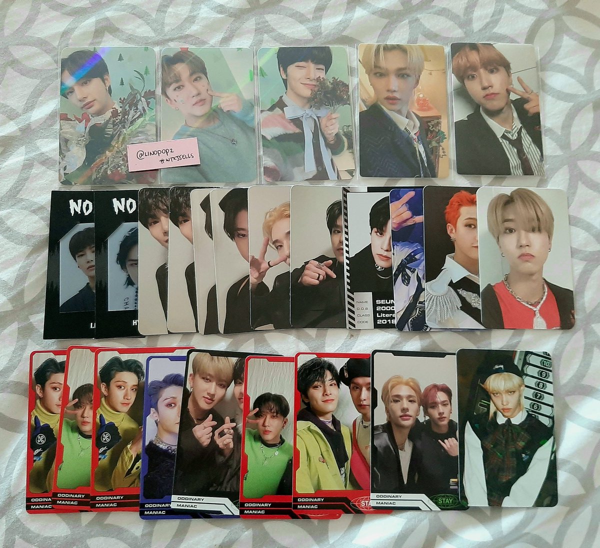 sjynzone's tweet photo. #wtxjsells
wts / lfb • ph

stray kids set
₱8,980 + pf &amp; lsf
→ payo / 10 days dop w 1k dp

⌗ reply mine / dm to claim
[ https://t.co/ZEL39sBtpE ]

🏷️ want to sell for sale skz bang chan lee know changbin hyunjin han jisung seungmin felix i.n jeongin pc poca photocard https://t.co/a2NzSeedVA