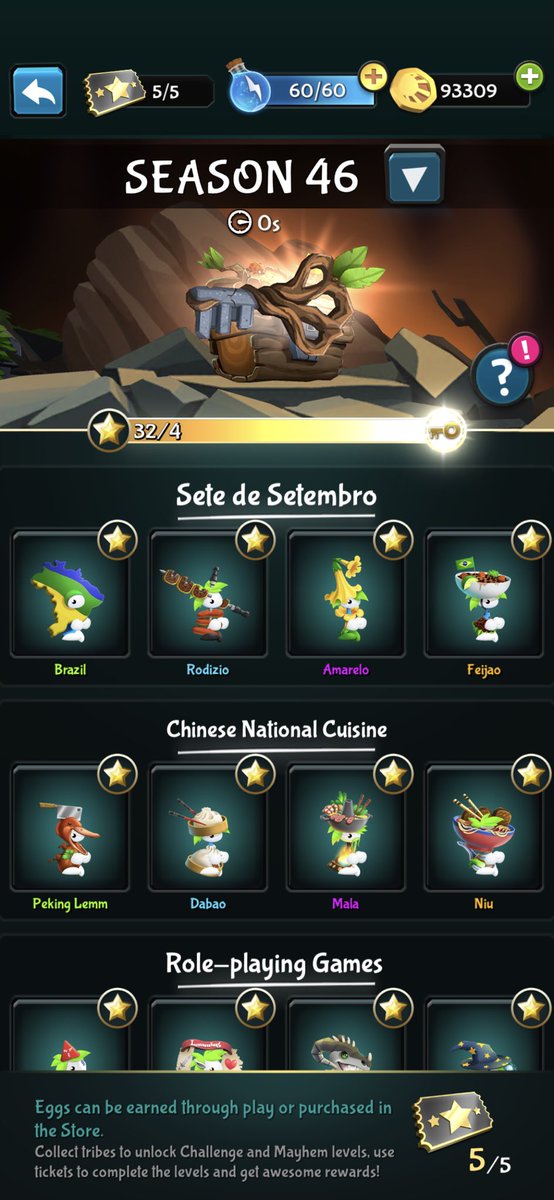 incrediblegonzo's tweet photo. @Exient what’s going on with the new season? I’m showing Season 46 again and getting all the chest rewards again. https://t.co/bUWyp8RiHa