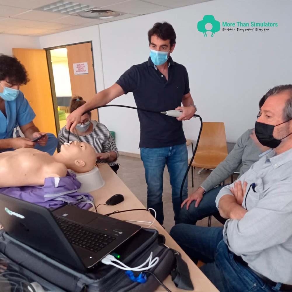 MTSimulators's tweet image. Hosp Clínic San Carlos y @EchosimGroup1 organizaron un taller para #residentes con el Simulador de #Ecocardiografía ETE #HeartWorks, trabajando manipulación de sonda, interpretación de patologías y exploración cardíaca

Si te interesa la ecocardiografía➡️bit.ly/3OkBu8O