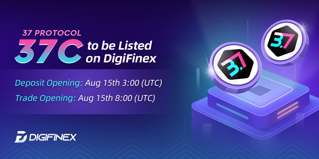 DigiFinex's tweet photo. 🎯New Coin to #Listing on #DigiFinex  #37C $37C 
@LuckyBol1

⏰Trading Time Aug 15th, 2022 8:00 (UTC)
📈To Trade: https://t.co/vlTV7Xd1Qd

💡Details: https://t.co/fkufXXR8GX
🥳Register: https://t.co/I4UrGkPTux

#DeFi #Decentralized   #Altcoins #korea https://t.co/CmjbdMDyun