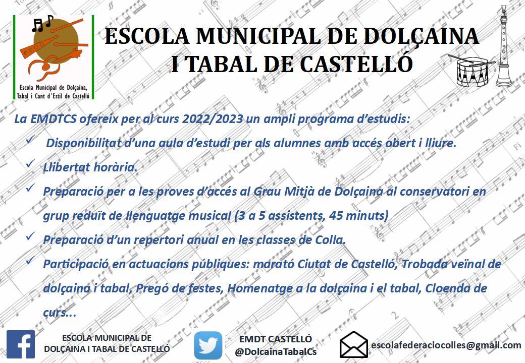 Més informació en el correu electrònic: escolafederaciocolles@gmail.com
