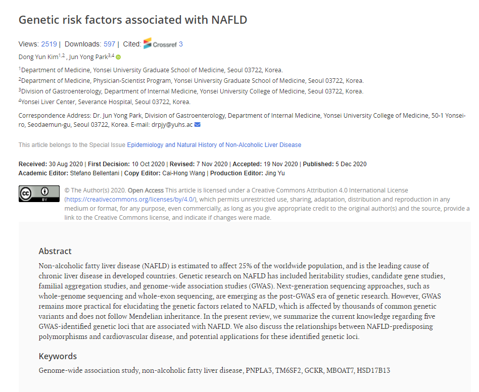 HepatomaRes's tweet photo. 🎉Never miss the meaningful review about #genetic risk factors associated with #NAFLD
👇5 GWAS-identified genetic loci associated👇
1⃣ #PNPLA3
2⃣ #TM6SF2
3⃣ #MBOAT7
4⃣ #GCKR
5⃣ #HSD18B13
🔗https://t.co/9pXjEwFmGb
📕https://t.co/KdpLMY1rkH
#LiverTwitter #MedEd https://t.co/IOfNzQywNa