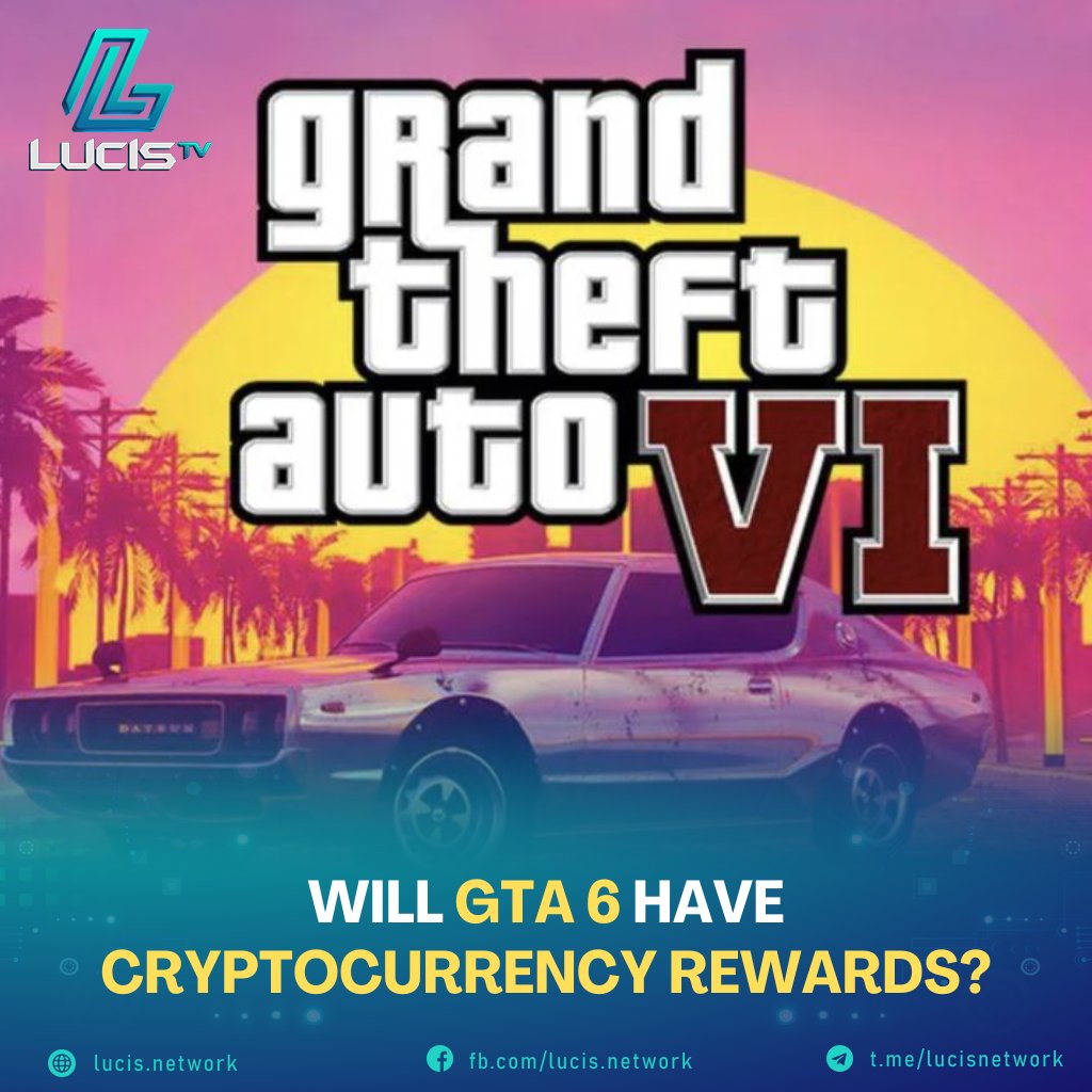 Capy_Research's tweet photo. 🎁Will GTA 6 Have #Cryptocurrency Rewards?🎁
A leak from within Rockstar Games has created rumours that #GTA 6 will have in-game payments of #Bitcoin and support the mechanics of a #P2E game. As previous GTA games have sought to parody real-life, it’s possible🎮
#LucisNetwork https://t.co/2CAUyCMwg9