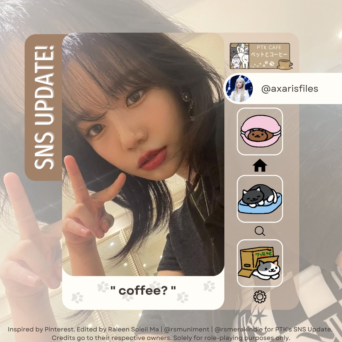 ㅤ

              📂 axarisfiles.⠀
                ✲  PTK CAFE
                ✵  081622 | 03:58
                “ Good Morning! ”
ㅤ