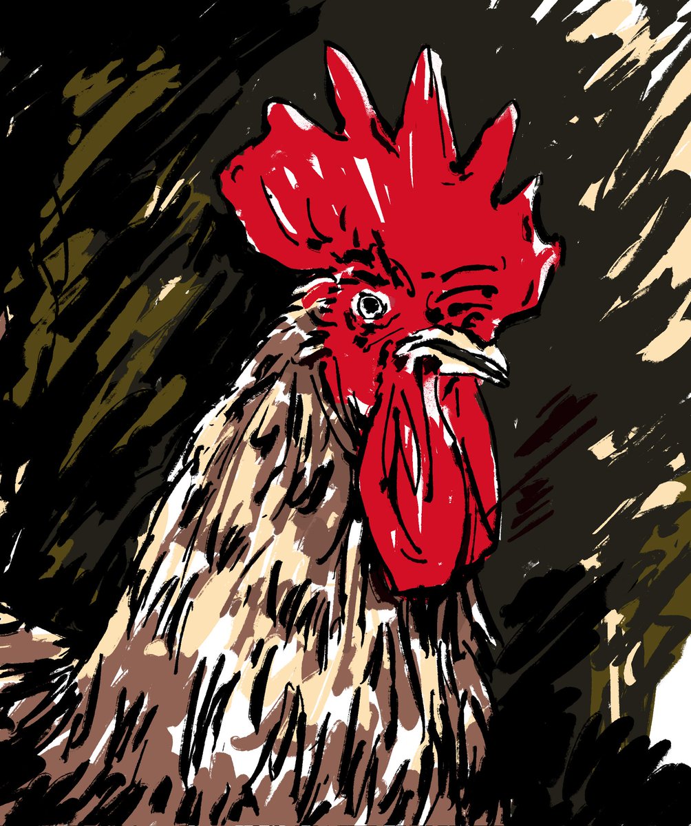 Jamal_Mpd's tweet photo. My grandma's #Roster 🐓 is beautiful and all the chickens love it, but it wakes up the whole neighborhood every morning 😁  Do you want one?
Now available on @objktcom
💥9/12
🎉 3 edition was sold🎉
👌2 $XTZ
https://t.co/N34ZzNLUqW
#sketch #NFTs #NFTartists #nftart #NFTCommunity https://t.co/SghuOl2ltH