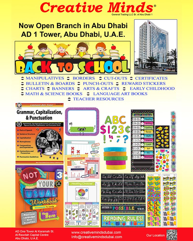 creativemindsae's tweet photo. Creative Minds Now Open New Branch in Abu Dhabi - https://t.co/XE9kBxXlZd https://t.co/aP7q9ZrZHh