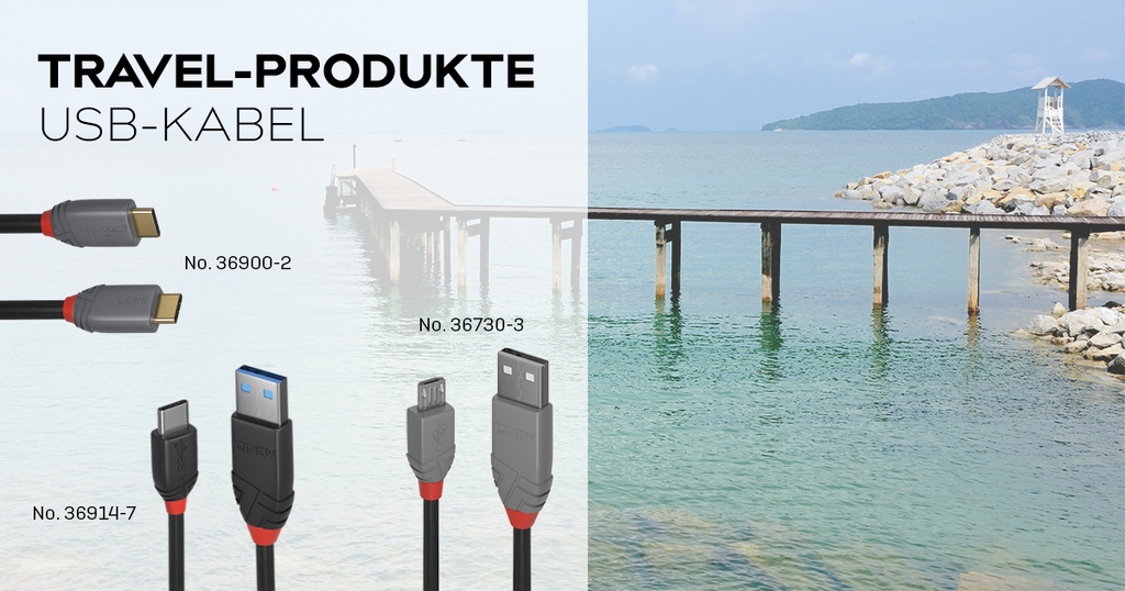 Hast du alles für deinen #Urlaub gepackt? 🏝️
Dann vergiss nicht diese USB-Kabel zum Laden von #Smartphones, #Tablets &amp; #Kameras mit USB Typ C Anschluss. Damit geht dir nie der Strom aus. 🛒 Zu den USB-Kabeln: bit.ly/3bO445u 
#Travelprodukte #Reisen #Ladekabel