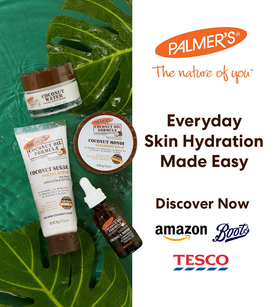 PalmersUK's tweet photo. Have you heard? Our multi-award winning #CoconutOil Facial Range is NOW available at @BootsUK but also @Tesco & on @amazon! 🙌🎉
Don't wait anymore and get yours now.
#coconutradiance #facecare #skincare #palmers #thenatureofyou #lovepalmerscoconut #coconutoilformula https://t.co/0JIVrnCFZu