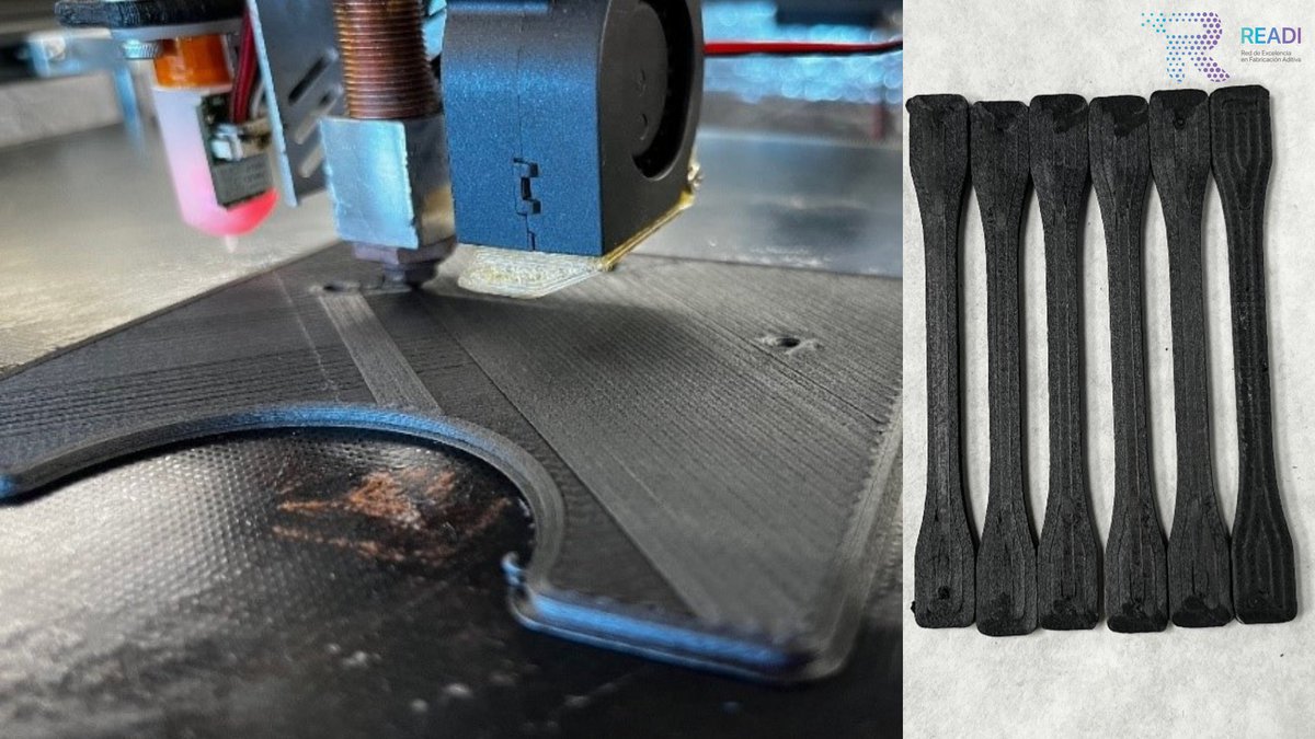 readi3dplatform's tweet photo. ✈️En el proyecto #ECOCLIP @aimenct ha desarrollado un material #polimérico compuesto de LM-PAEK, reforzado con un 40% en peso de #fibradecarbono
¿Objetivo?Producir #brackets (fuselaje avión) mediante tecnología FGF 🖨️
@clean_aviation @CDTI_innovacion
🗞️https://t.co/YHSuOliEm5 https://t.co/eyJ15cGggO