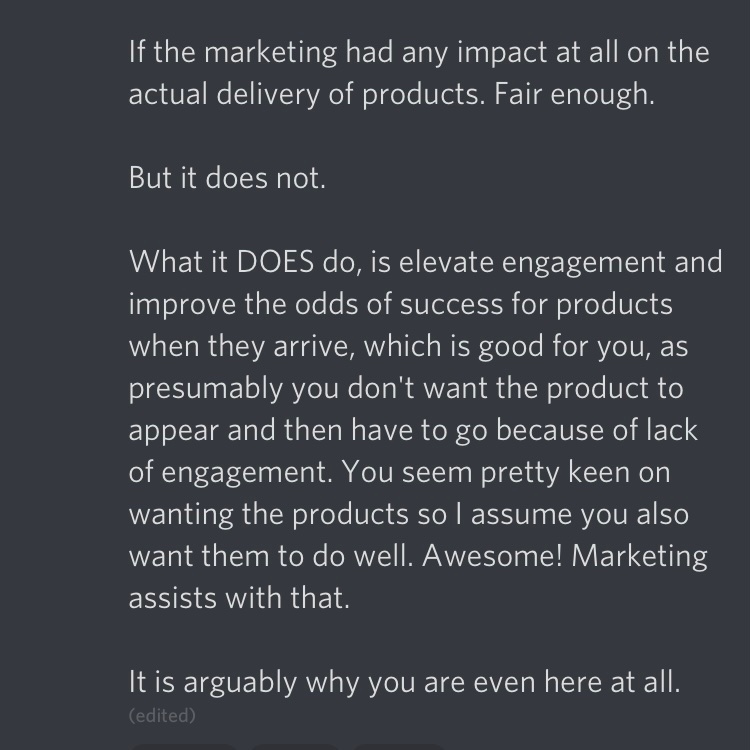 SafemoonWarrior's tweet photo. #SafeMoon marketing and strategy manager statement on Discord. https://t.co/fraB2GR5dl