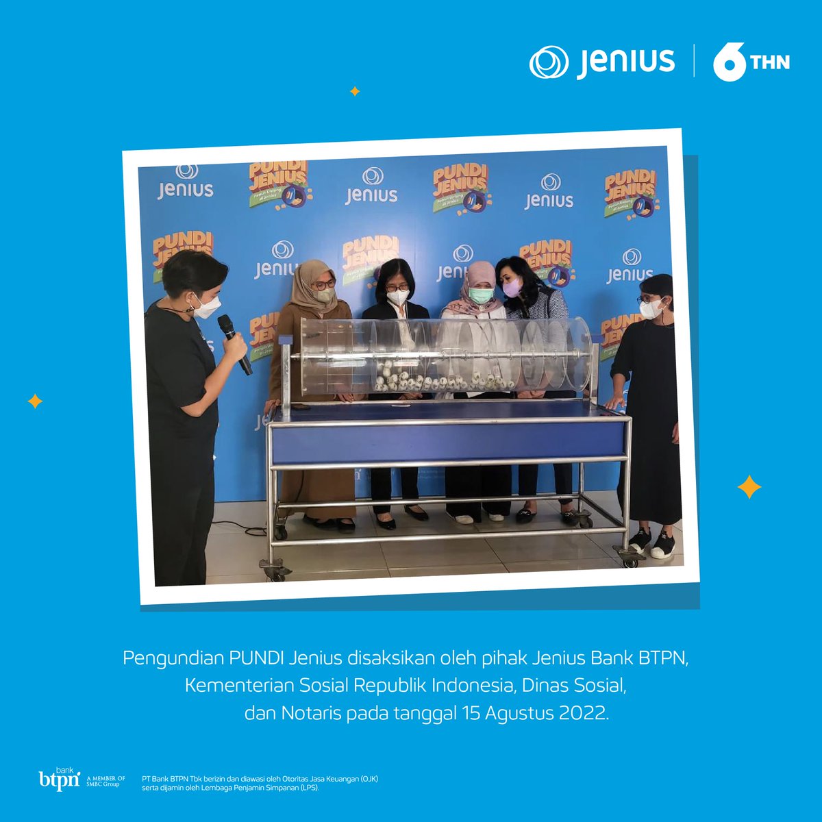 JeniusConnect's tweet photo. Selamat kepada para pemenang harian #PUNDIJenius periode 1-31 Juli 2022! 🎉

Buat kamu yang belum berkesempatan menang, yuk terus tingkatkan saldo rata-ratamu untuk menangkan GarudaMiles atau hadiah utama Vespa LX125 i-Get. 😉

Cek info lengkapnya di https://t.co/iseUHzYDsG! https://t.co/VUSNZ7xhWL