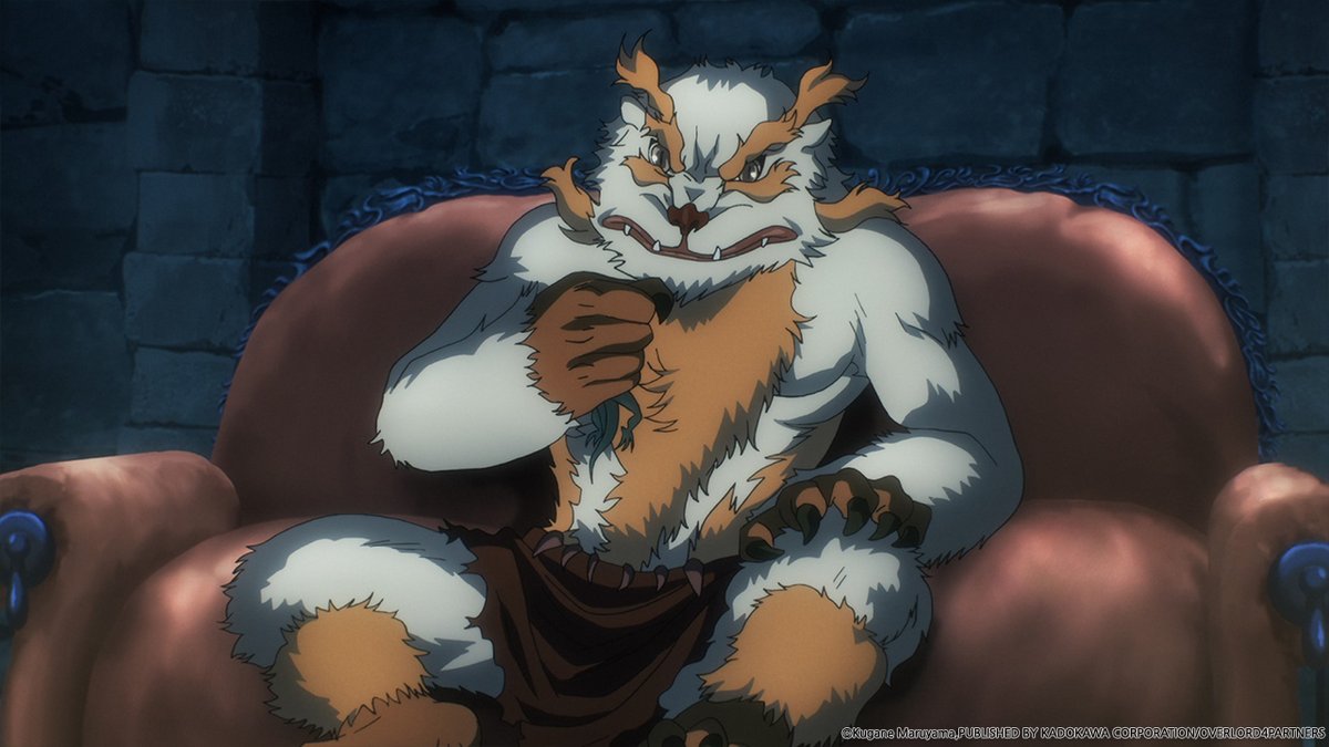 [애니플러스 8/16 23:00 방송 『오버로드 4기』 7화 "서리용왕"] -쿠이고아들을 다스리는 씨족왕 리유로는 쉽게 멸망시킬 수 있을 줄 알았던 드워프가...