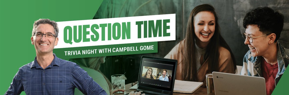 CampbellGomeGrn's tweet photo. Do you have Saturday night plans yet? Join a wonderful community of social justice minded folks for an online trivia night about music, movies and TV: https://t.co/Iaf94NWhAR #turnnorthcotegreen https://t.co/hRvuzj98Os