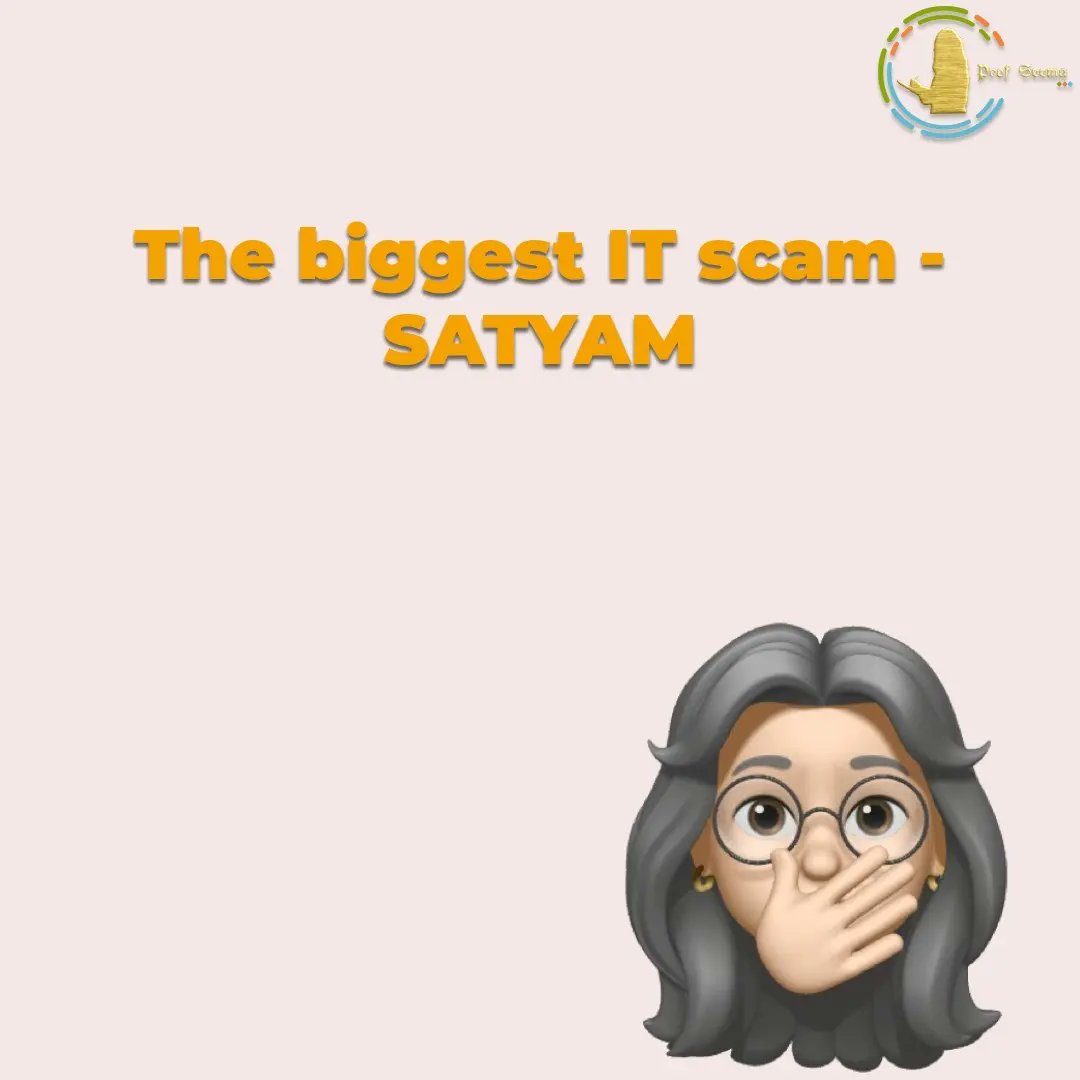 profseemagupta's tweet photo. Do you know about the biggest IT scam SATYAM🤭?? 

Must know facts in IT

Swipe right<<👉
To know more

For more amazing facts
Follow @ProfSeemGupta
. 
. 
. 
. 
. 
#IT #ITscam #satyam #interestingfacts #rights #legal #tax #trending #trendyfacts #news #CSR #loss #profit #ideas https://t.co/yOzckdw7ge